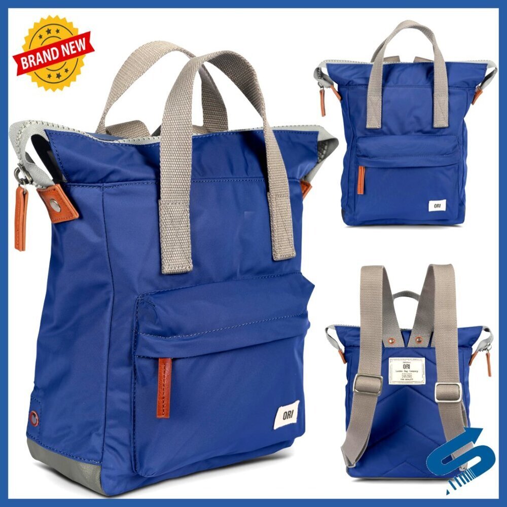 Nylon Tote Backpack Wide Mouth Chunky Zippers Unisex Daily Use Eco-Friendly